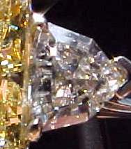 step cut shield diamonds