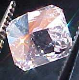 underside of pink diamond