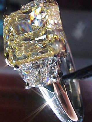 yellow diamond ring