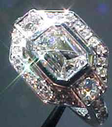 micro set diamond ring