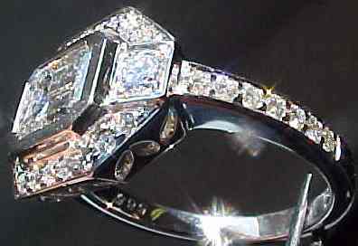 micro set diamond ring