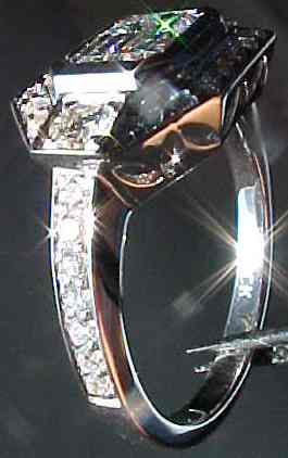 micro set diamond ring