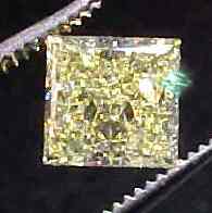 yellow diamond earrings
