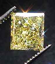 yellow diamond earrings