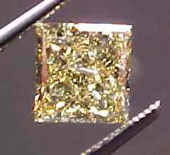 yellow diamond earrings