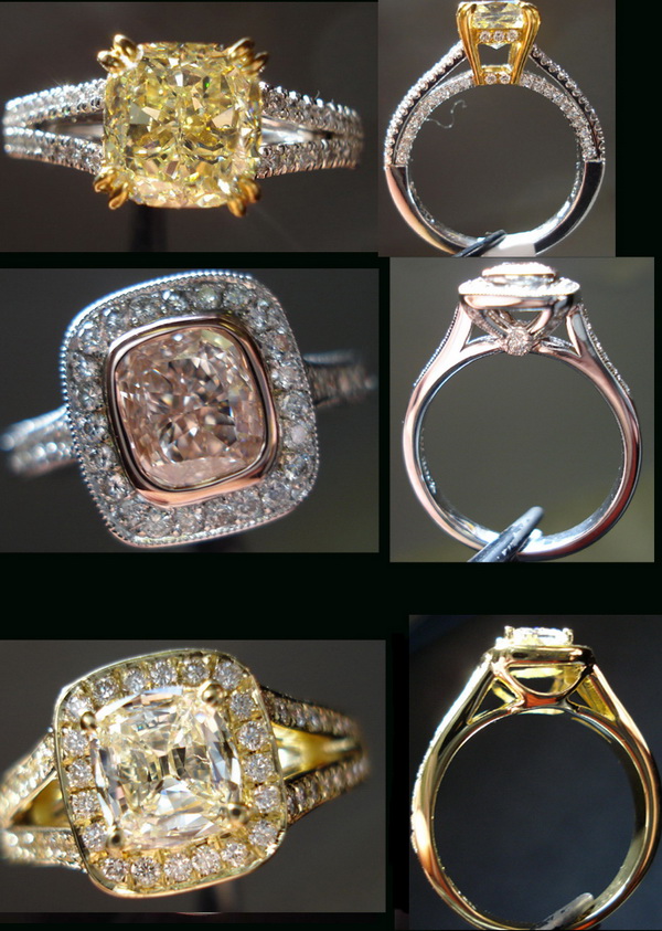 fancy colored diamond rings