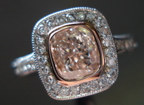orange diamond ring