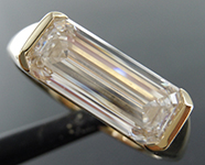 2.90ct E VVS2 Emerald Cut Lab Grown Diamond Ring R11063