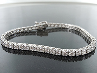 SOLD.....6.24ctw D-E VS1 Round Brilliant Lab Grown Diamond Bracelet R11050