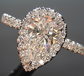 1.03ct D VS1 Pear Shape Lab Grown Diamond Ring R11107
