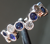 0.68ctw Round Sapphire and Diamond Ring R11136