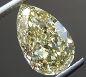 3.04ct Yellow VS1 Pear Shape Lab Grown Diamond R11151