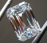 3.07ct D Internally Flawless Emerald Cut Lab Grown Diamond R11154