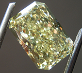 5.01ct Yellow VS1 Radiant Cut Lab Grown Diamond R11196