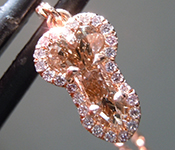0.67ct Brown Novelty Shape Diamond Necklace R10129