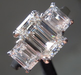 2.03ct F VS1 Emerald Cut Lab Grown Diamond Ring R11096