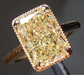 3.07ct Yellow VS1 Radiant Cut Lab Grown Diamond R11145